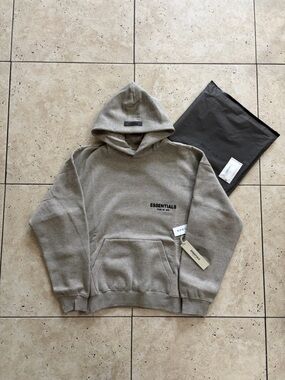Fear of God Essentials Dark Oat Hoodie